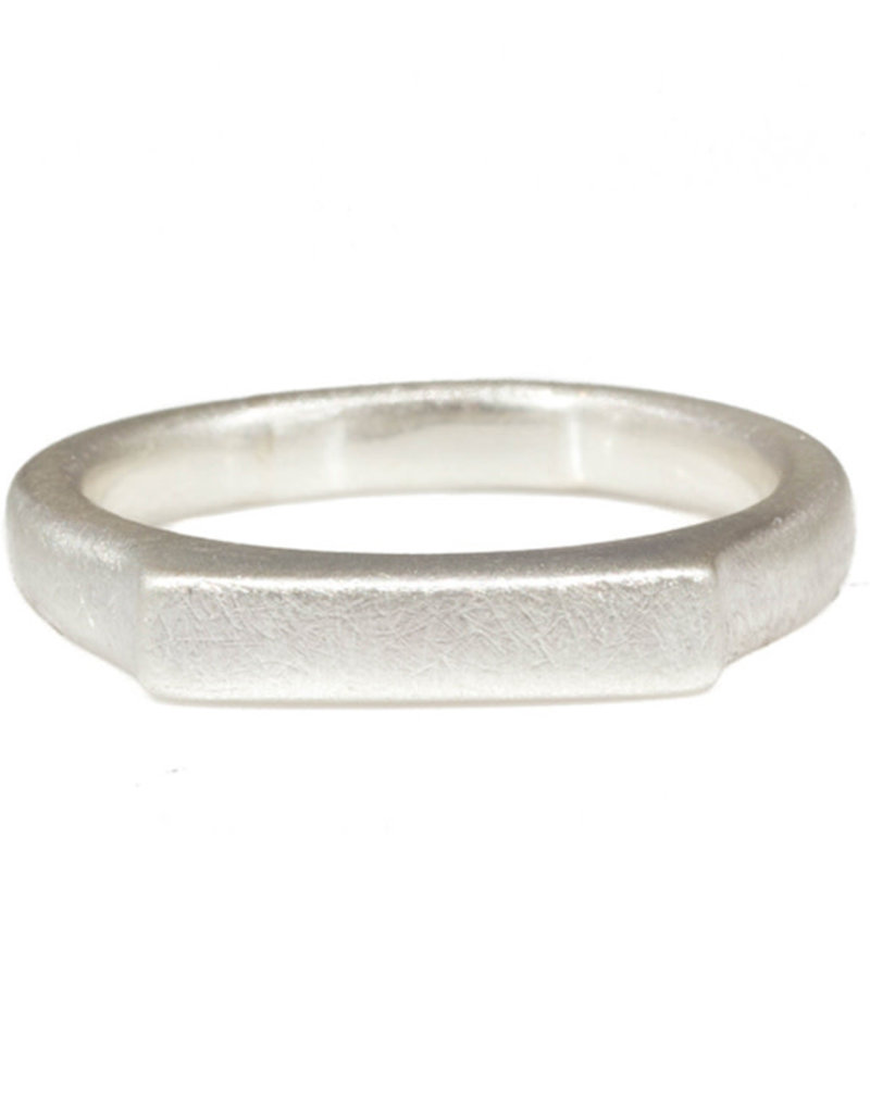 3.75mm Thin Channel Ring in Silver