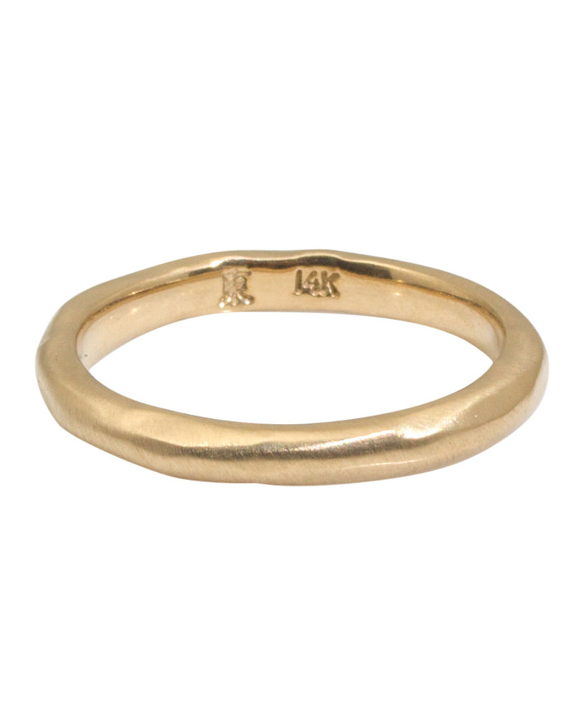 2.5mm Modeled Band in 14k Yellow Gold