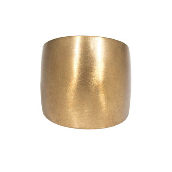 Plain Cuba Round Ring in Ancient Bronze