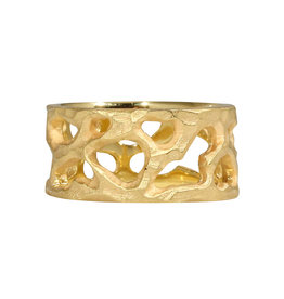 10mm Reef Ring in 18k Yellow Gold