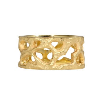 10mm Reef Ring in 18k Yellow Gold