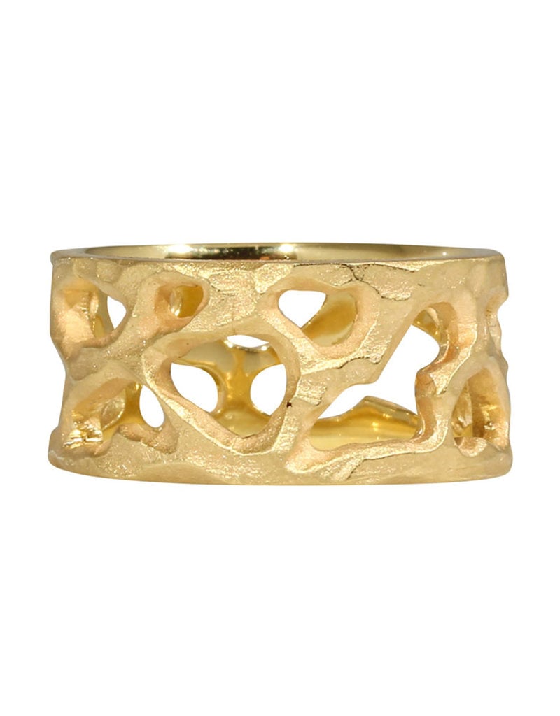 10mm Reef Ring in 18k Yellow Gold