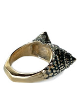 Shell Duo Ring in Bronze
