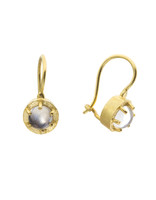 Moonstone Drop Earring in 14k Gold