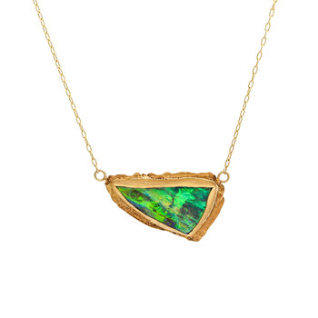 Margery Hirschey Organic Triangular Opal Necklace