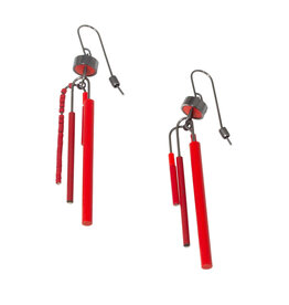 Firecracker Earrings in Red