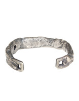Controlled Outbursts Cuff Bracelet in Oxidized Silver
