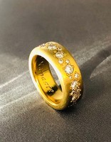 Tracy Conkle Custom 22k Gold and Diamond Eternity Band