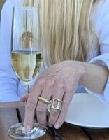 Lisa Ziff Alma Ring in 10k Yellow Gold