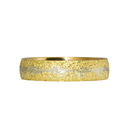 Fog Sand Band in 18k Yellow Gold
