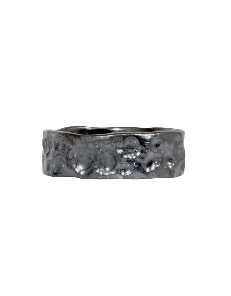 8mm Tidepool Ring in Oxidized Silver