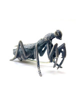 Praying Mantis Brooch in Silver