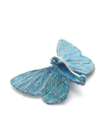 Adonis Butterfly Brooch in Patinated Bronze