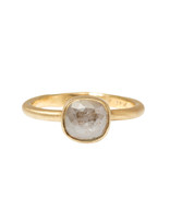 Grey Rosecut Diamond Ring in 18k Gold