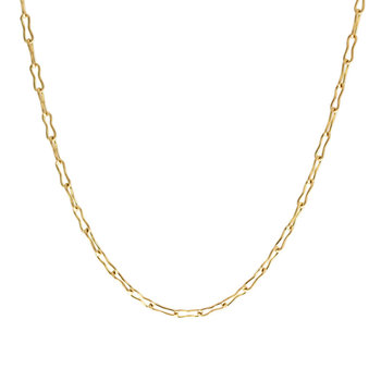 Bone Link Chain in 18k Royal Yellow Gold (20 Gauge)