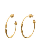 Estate Estate 24k Gold Gurhan Earrings with Rubies