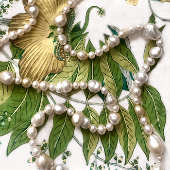 Tracy Conkle Custom Baroque Pearl Necklace