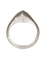 Teardrop Rosecut Diamond Ring in Platinum