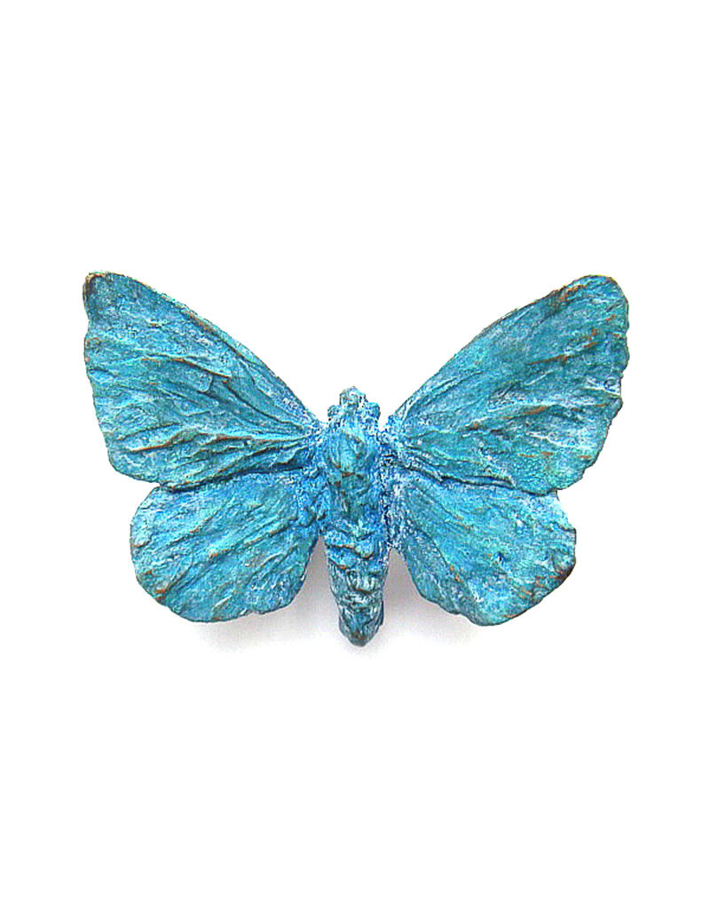 Adonis Butterfly Pendant in Patinated Bronze