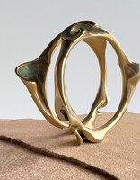 Slide Bangle in Bronze - Large