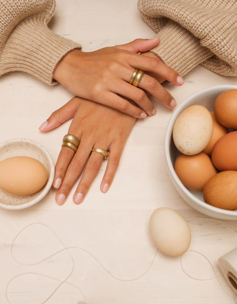 Olivia Shih 8mm Egg Ring in 14k Gold