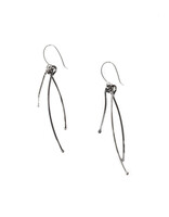 Trevi Pendro Seagrass Triple Strand Earrings with Handmade Ear Wire