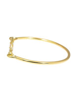 Tura Sugden Needle Eye Cuff in 18k Gold with Oval Opal