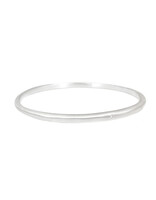 Tapered Bangle with 1.8mm White Diamond