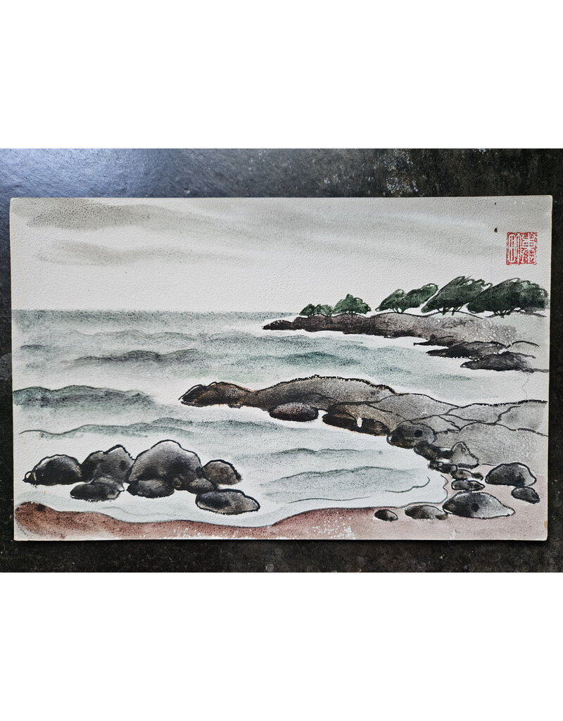 Kenneth Higashimachi Small Watercolor Painting #4