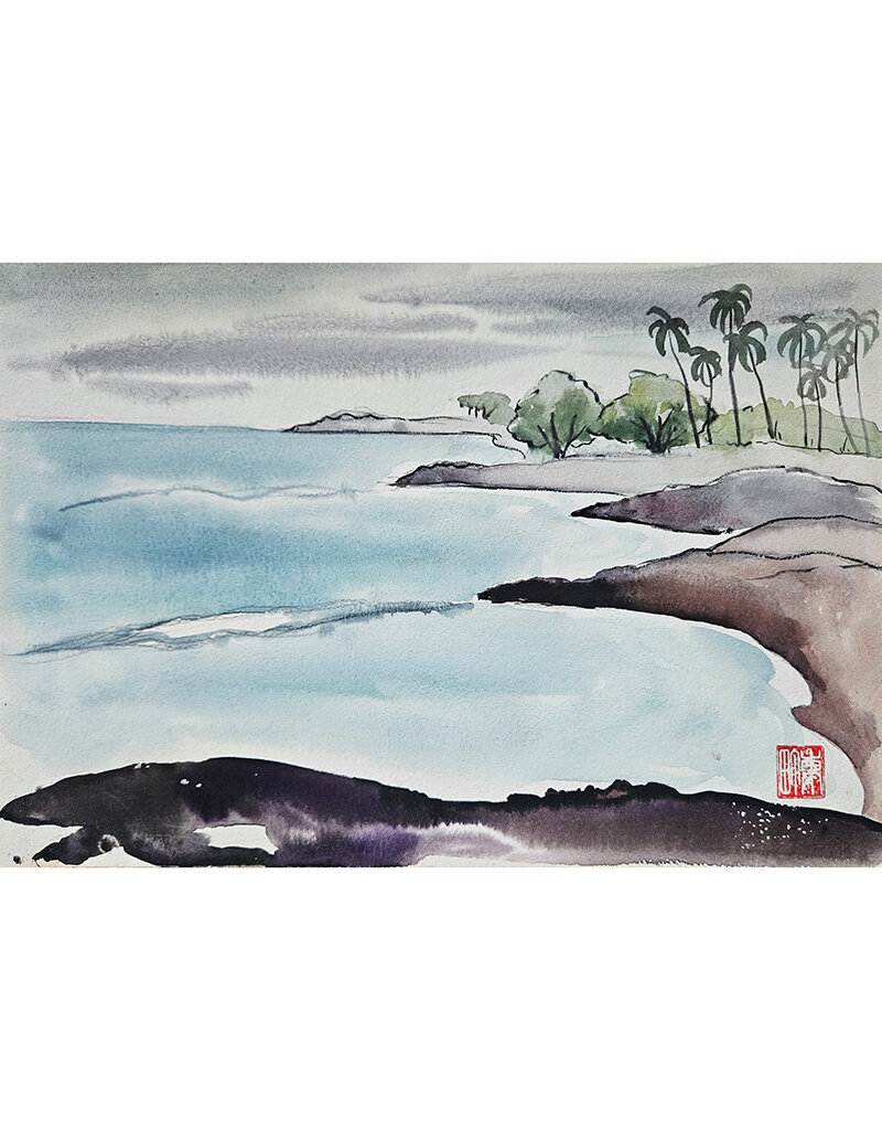 Kenneth Higashimachi Small Watercolor Painting #11
