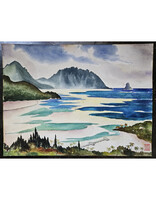 Kenneth Higashimachi Medium Watercolor Painting #34 (12" x 17")