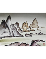 Kenneth Higashimachi Medium Watercolor Painting #62 (12" x 17")