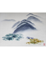 Kenneth Higashimachi Medium Watercolor Painting #66 (12" x 17")