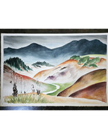 Kenneth Higashimachi Large Watercolor Painting #13