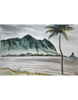 Kenneth Higashimachi Large Watercolor Painting #30