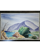 Kenneth Higashimachi Large Watercolor Painting #40