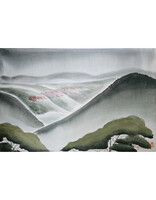Kenneth Higashimachi Large Watercolor Painting #44 (W/ SIGNATURE)