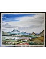 Kenneth Higashimachi Medium Watercolor Painting #86 (W/ SIGNATURE)