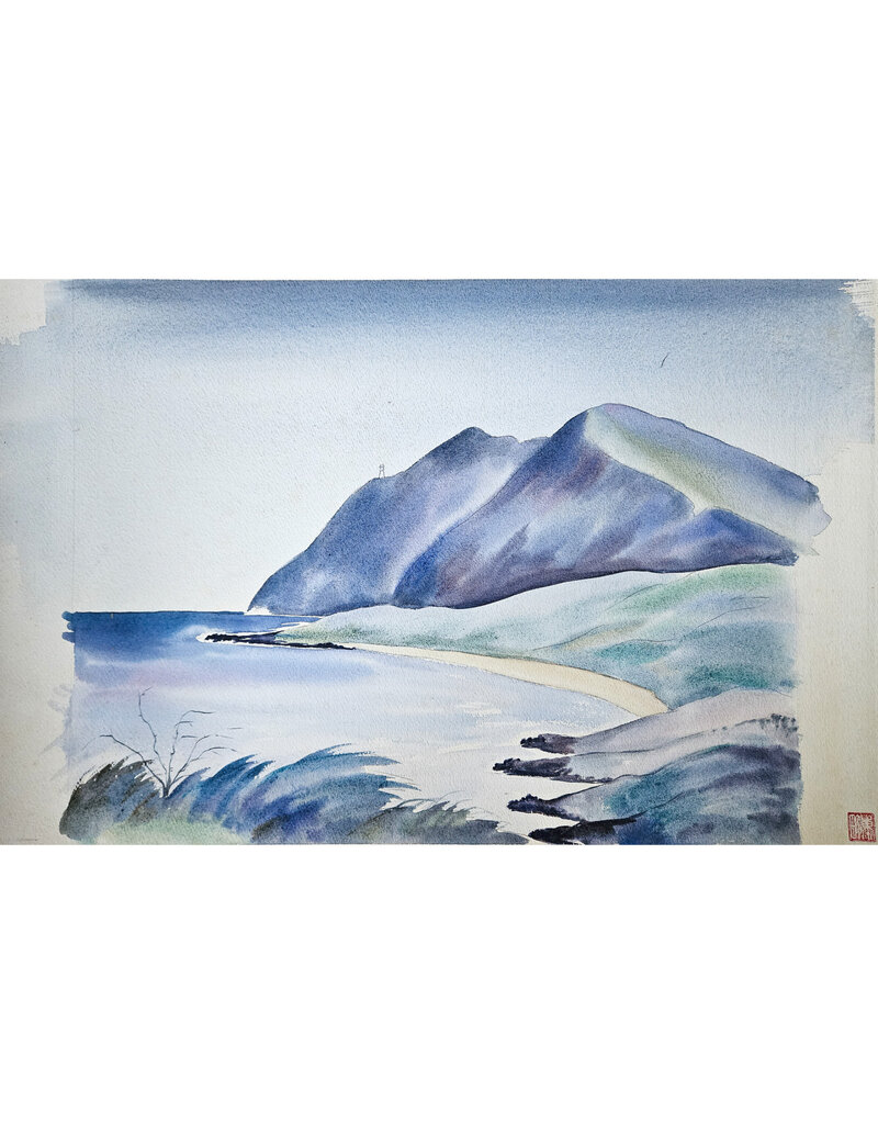 Kenneth Higashimachi Large Watercolor Painting #31