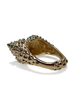 Shell Duo Ring in 10k Yellow Gold