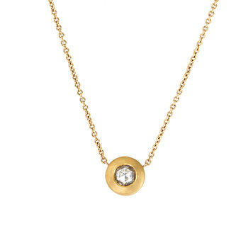 Mogul Diamond Pendant in 22k and 18k Gold