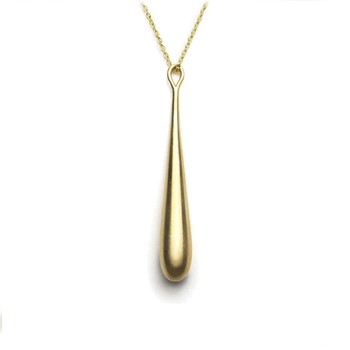 Olivia Shih Large Drop Pendant in 14k Gold