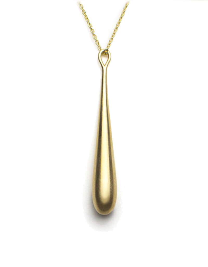 Olivia Shih Large Drop Pendant in 14k Gold
