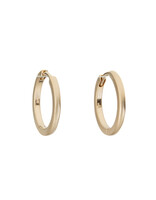 Hinged Hoop Earrings in 14k Gold - 15mm