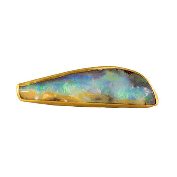 Margery Hirschey Selene Boulder Opal Ring in 22k Gold
