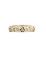 Estate Extrusive Igneous Diamond Ring in 14k Gold