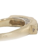 Estate Extrusive Igneous Diamond Ring in 14k Gold