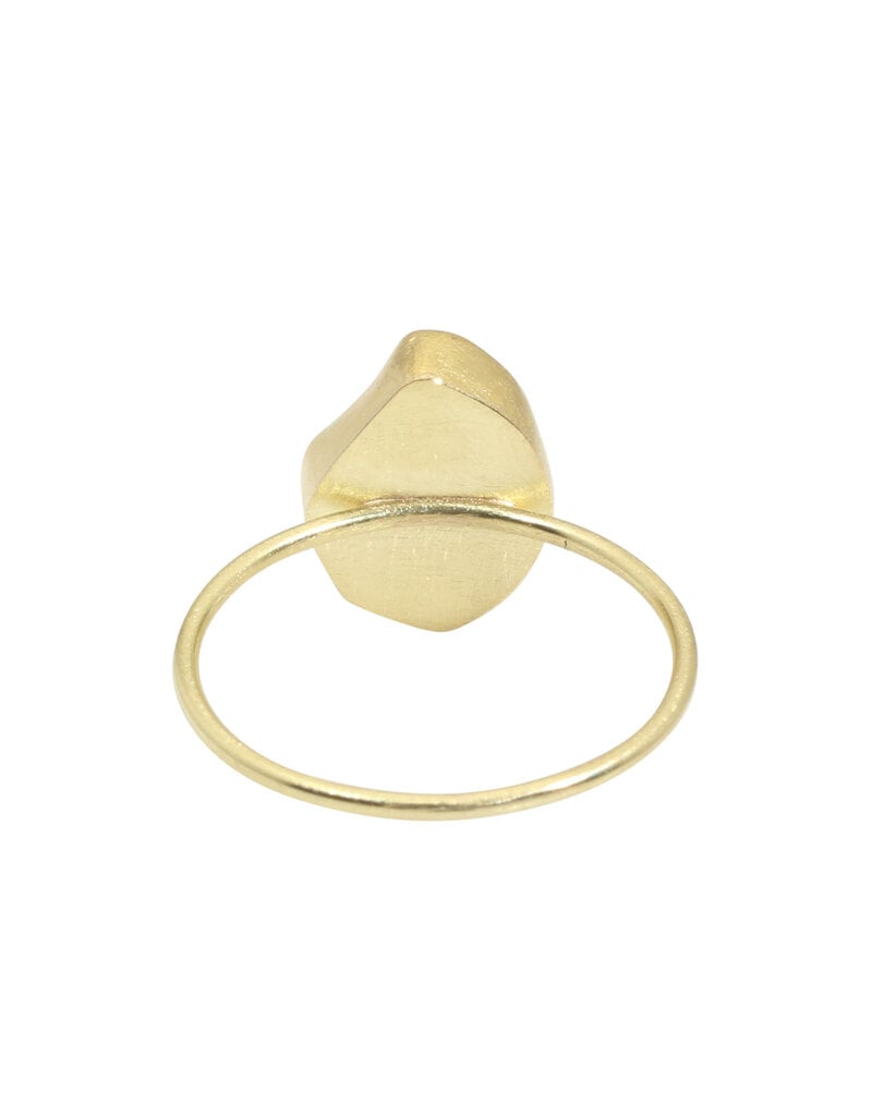 Umbalite Garnet Crystal Ring in 18k Gold