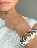 Feast Cuff in Silver