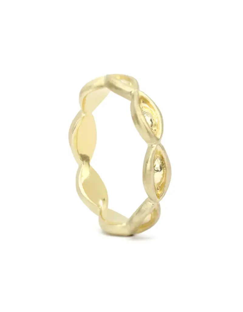 Alice Son Lovers Eyes Eternity Band in 18k Yellow Gold